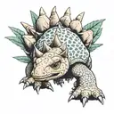 ankylosaurus tattoo design idea