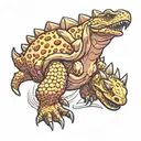 ankylosaurus tattoo design idea