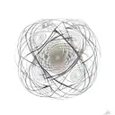 a fractal interconnecting between the universe and a cell tattoo design idea