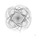 a fractal interconnecting between the universe and a cell tattoo design idea