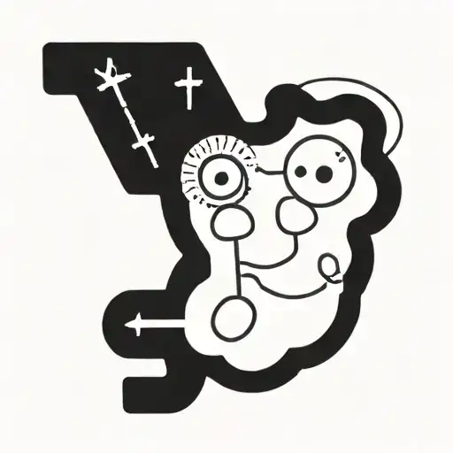 Text dope tattoo design idea