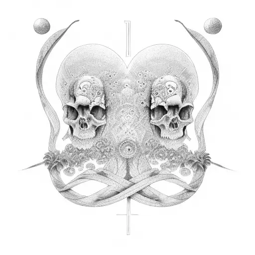 doble infinito tattoo design idea