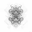 doble infinito tattoo design idea