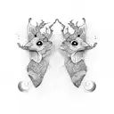 doble infinito tattoo design idea