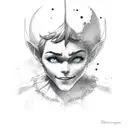 peter pan tattoo design idea