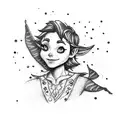 peter pan tattoo design idea