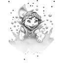 peter pan tattoo design idea