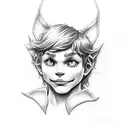 peter pan tattoo design idea