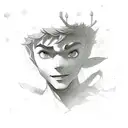 peter pan Shadow  tattoo design idea