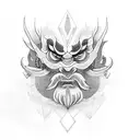 uncle Iroh with kaido tattoo design idea