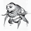 master oogway tattoo design idea