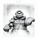 master oogway tattoo design idea