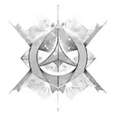 wave with Orion's Belt  tattoo design idea