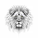 lion sphinx tattoo design idea