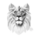 lion sphinx tattoo design idea
