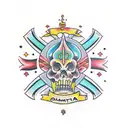 omnia causa fiunt tattoo design idea