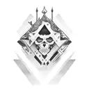 romano tattoo design idea