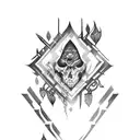 romano tattoo design idea