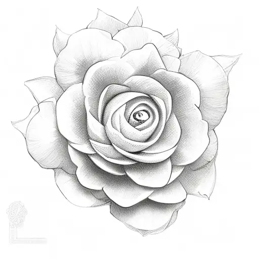 Jasmine flower sketch tattoo design idea