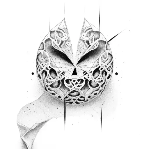 tear drop tattoo design idea