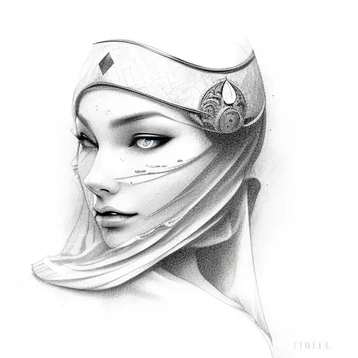 tear drop tattoo design idea