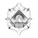 tear drop tattoo design idea