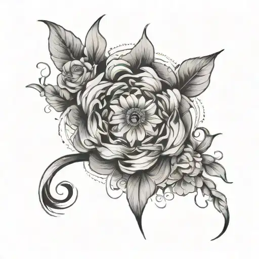 brujula tattoo design idea