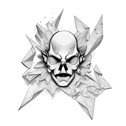 falling icarus tattoo design idea