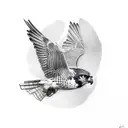 falcon  tattoo design idea