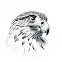 falcon  tattoo design idea