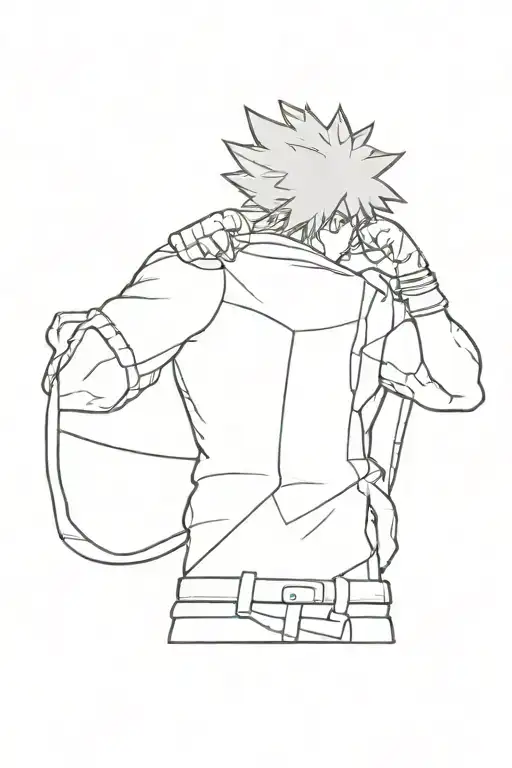 my hero academia tattoo design idea