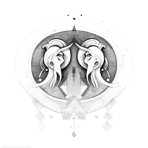 Pin on Aries And Gemini Combined Tattoos