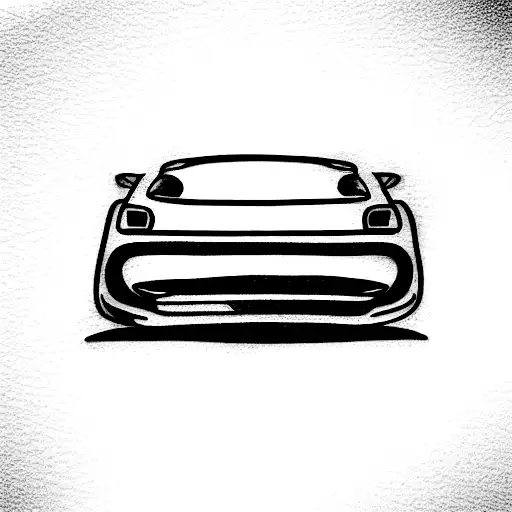 Cars tattoo design idea