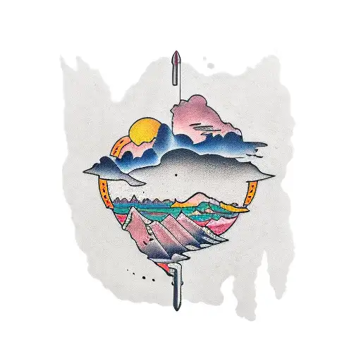 the life of Pablo by Kanye west inspired tattoo design idea