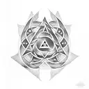 Valknut Symbol tattoo design idea