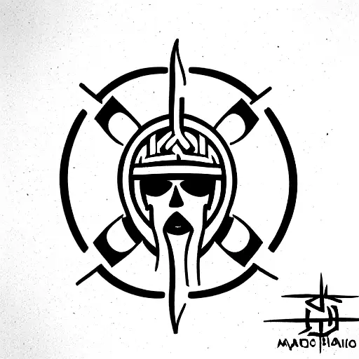 machado viking tattoo design idea