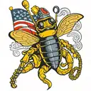 navy Seabee tattoo design idea
