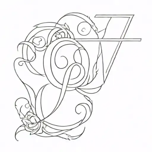 Romanian Letter tattoo design idea