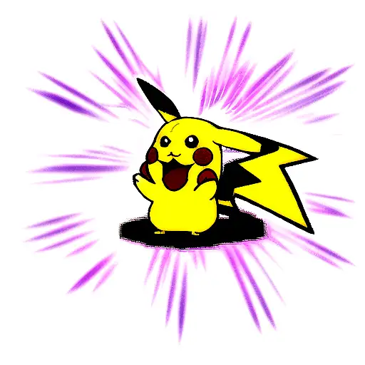 pikachu fighting with the black magician tattoo design idea