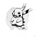 pikachu tattoo design idea