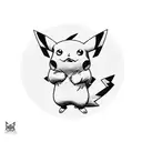pikachu tattoo design idea