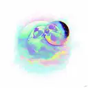 beach moon  karma tattoo design idea