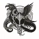 Hellsing Qoute " The Bird of the Hermes is my name, eating my wings to make me tame." tattoo design idea