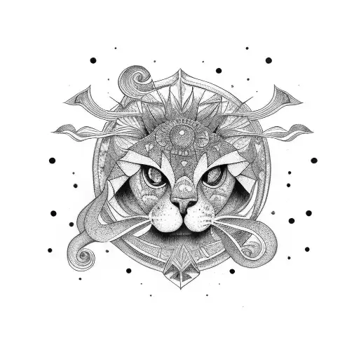 sol com o nome aurora tattoo design idea