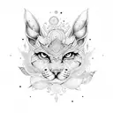 sol com o nome aurora tattoo design idea