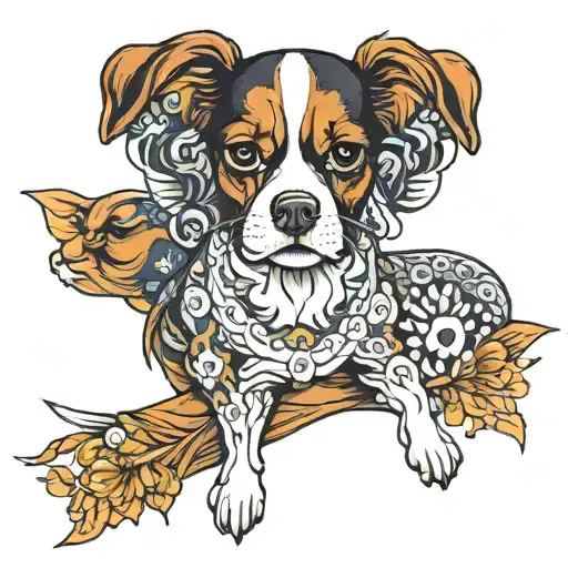 cavaliers and emmi tattoo design idea