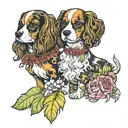cavaliers and emmi tattoo design idea