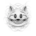 smiley face tattoo design idea