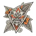 ace arrowhead  tattoo design idea