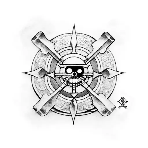 The ship of One Piece, Going merry tattoo design idea
